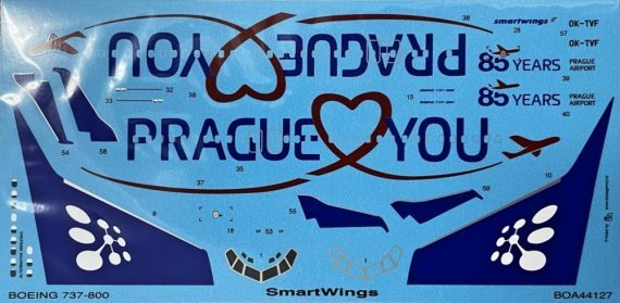 1/144 Decals B-737-800 Smartwings