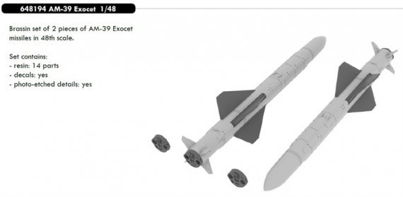 BRASSIN 1/48 AM-39 Exocet