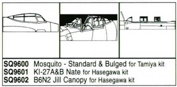 Squadron Canopies 1/48 Nakajima B6N2 Jill Canopy