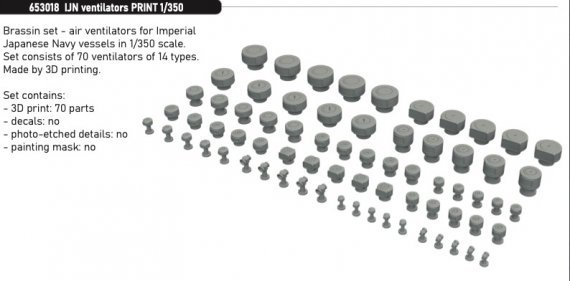 Brassin 1/350 IJN ventilators