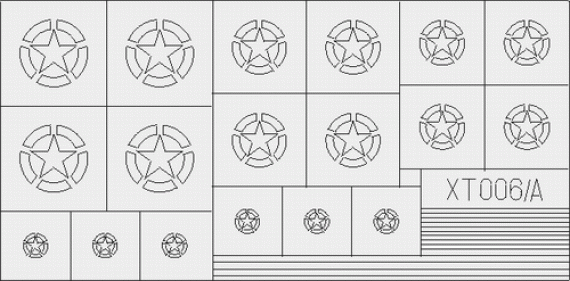 US Stars w/segment circle