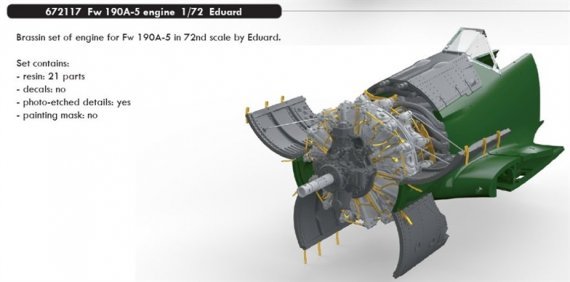BRASSIN 1/72 Fw 190A-5 engine