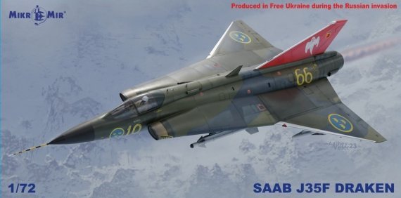 1/72 Saab J-35F Draken
