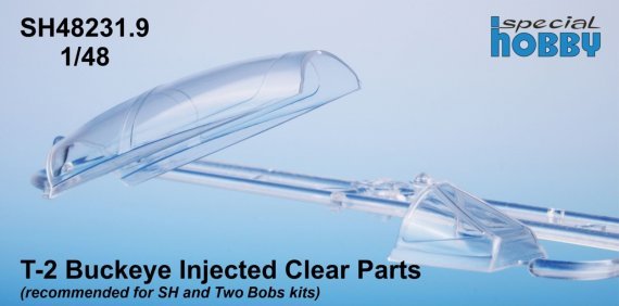 1/48 T-2C Buckeye Injected Canopy for special hobby