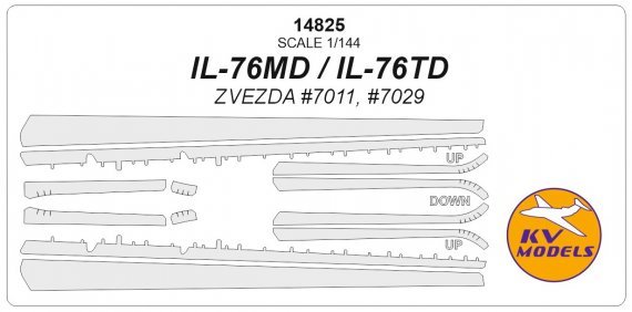 1/48 Ilyushin IL-76MD / IL-76TD masks