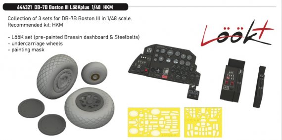 Brassin 1/48 DB-7B Boston III LooKplus for HKM