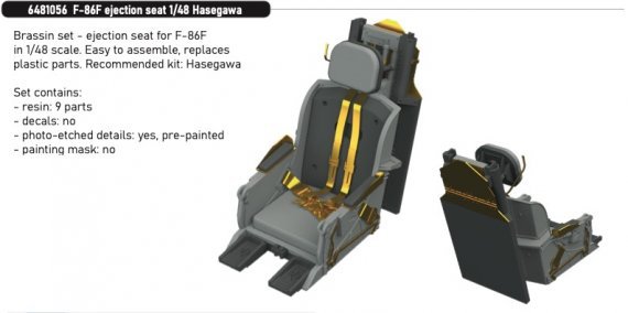 Brassin 1/48 F-86F ejection seat for Hasegawa