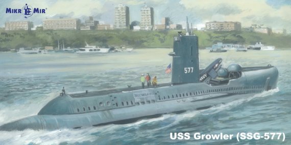 1/350 SSG-577 Growler submarine