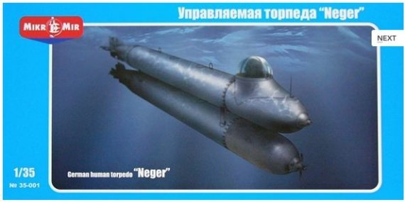 1/35 German human torpedo 'Neger'