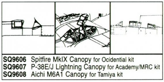 Squadron Canopies 1/48 Aichi M6A1 Seiran Tamiya