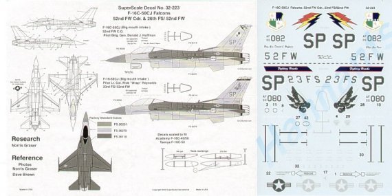 F-16C Fighting Falcon 1/32 52nd FG Spangdahlem