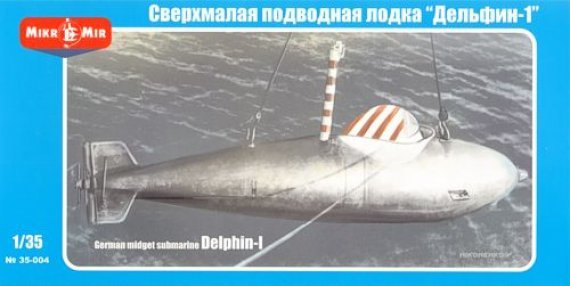 1/35 German midget submarine DELPHIN-I