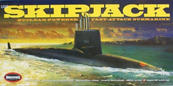 1/72 USS Skipjack SSN 585 Submarine