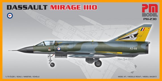 1/72 Dassault-Mirage Iiio Raaf 75 & 77 Squadron