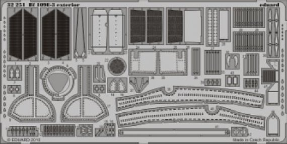 1/32 Bf 109E-3 exterior (TRUMP)