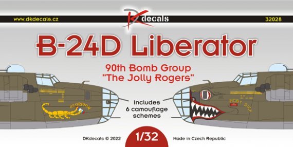 1/32 B-24D Liberator The Jolly Rogers decal