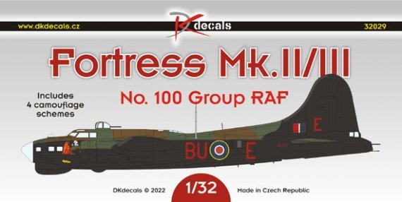 1/32 Fortress Mk.II/III No.100 Group RAF decal