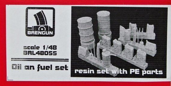 1/48 Oil and fuel set (resin set w/ PE parts)