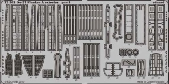 1/72 Su-27 Flanker A exterior (ICM)