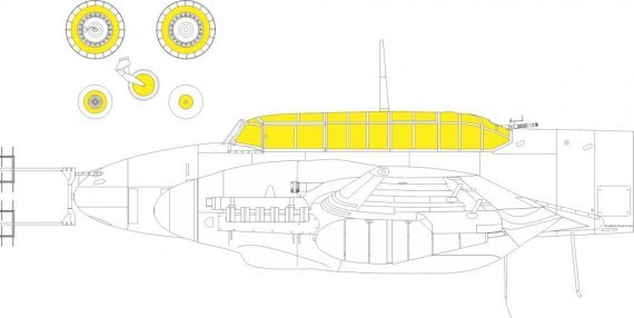 Mask 1/48 Bf 110G-4 Weekend