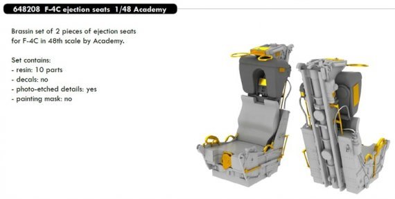 BRASSIN 1/48 F-4C ejection seats (ACAD)