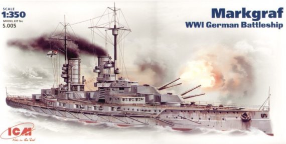 ICM 1/350 Margraf Cuirass� Allemand WWI