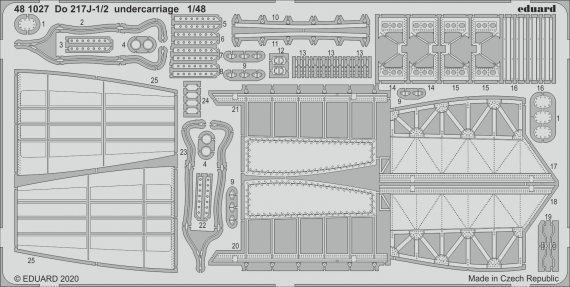 1/48 SET Do 217J-1/2 undercarriage