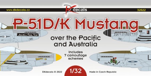 1/32 P-51D/K Mustang o.Pacific & Australia decal