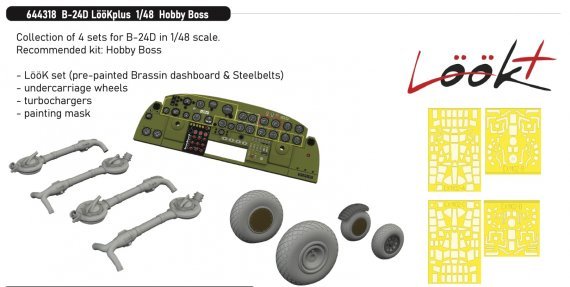 Brassin 1/48 B-24D LooKplus for Hobby Boss