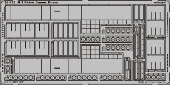 Eduard M-7 Priest Ammo. Boxes