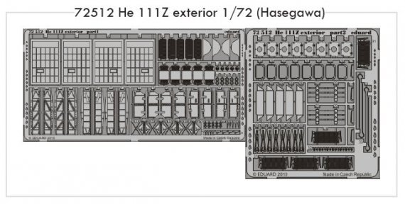 1/72 He 111Z exterior (HAS)
