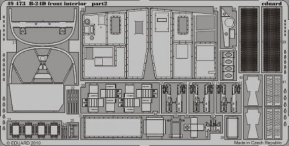 1/48 B-24D front interior (REV/MONO)