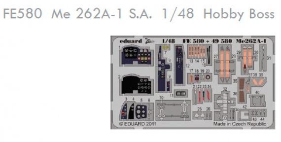 1/48 Me 262A-1 S.A. (Hobby Boss)