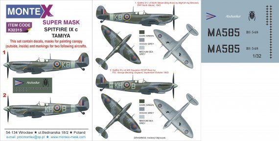 1/32 Supermarine Spitfire Mk.IX