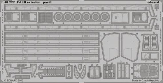 1/48 F-14B exterior (HOBBYB)