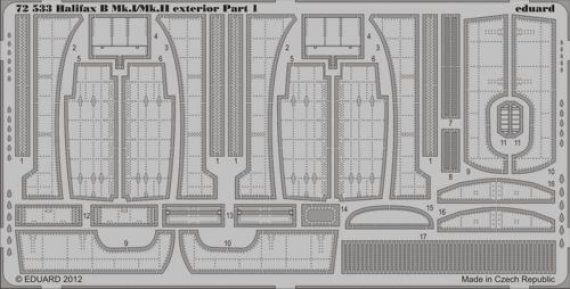 1/72 Halifax B Mk.I/Mk.II exterior (REV)