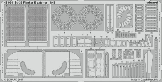 SET Su-35 Flanker E exterior