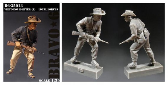 Vietcong Fighter N1, Local Forces, 1/35