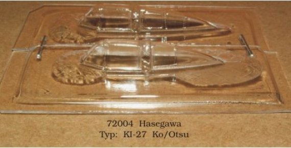 1/72 Vacu Canopy Ki-27 Ko/Otsu (HAS)