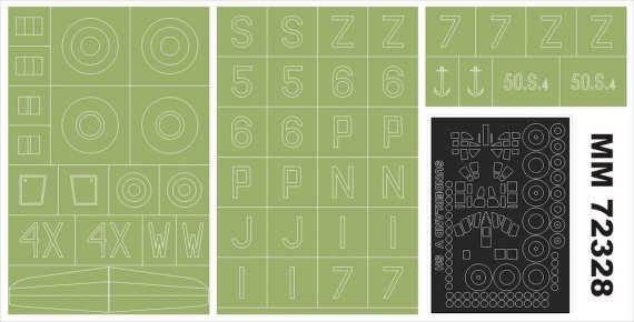 1/72 Short Sunderland Mk.V 1 canopy & insignia masks