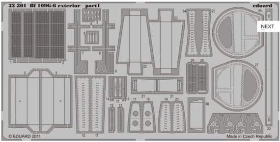1/32 Bf 109G-6 exterior (TRUMP)