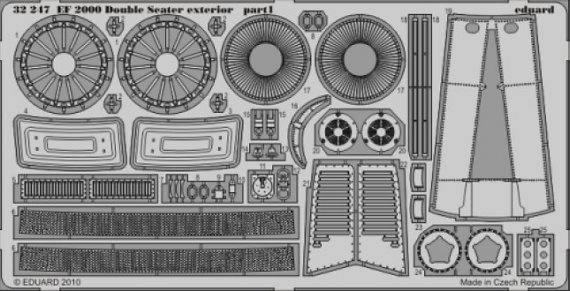 1/32 EF 2000 Double Seater exterior (TRUMP)
