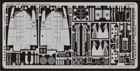 F6F Hellcat undercarriage  (EDU)