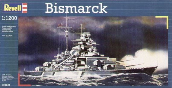 1/1200 Bismark/Bismarck German battleship