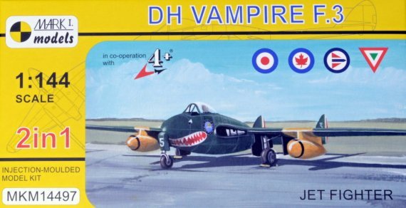1/144 DH Vampire F.3 Jet Fighter