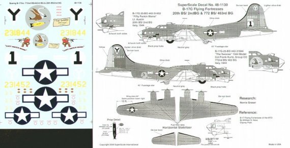 1/48 Boeing B-17G Flying Fortress, BS/2 BG, 772 BS/463 BG