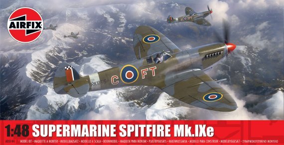 Airfix Maquette Spitfire Mk.IXe 1/48 Nouveau Outillage