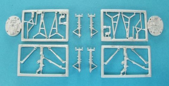 1/48 Fouga CM.170 Magister landing gear (for Kinetic / Wingman)