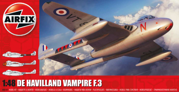 1/48 De Havilland Vampire F.3