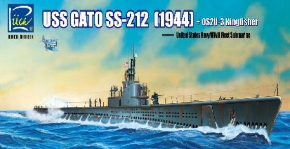 1/200 USS Gato SS-212 Fleet Submarine 1942